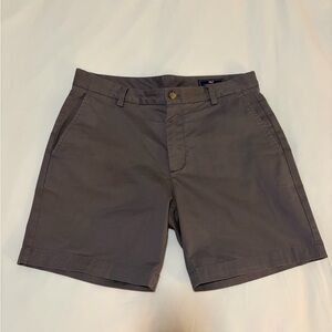 Vineyard Vines Men's Charcoal Flat Front Shorts